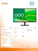 Monitor E2725H 27 cali VA LED FHD/(1920x1080)/16:9/DP/VGA/3Y