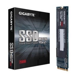 Gigabyte | GP-GSM2NE8256GNTD | 256 GB | Format SSD | Interfejs SSD M.2 NVME | Prędkość odczytu 1200 MB/s | Prędkość zapisu 800 M