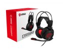 MSI FBA_S37-2100910-SV1 słuchawki/zestaw słuchawkowy Przewodowa Opaska na głowę Gaming Czarny, Czerwony