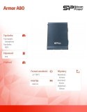 Silicon Power | Armor A80 2TB | 2000 GB | 2,5 " | USB 3.1 | Niebieski