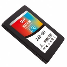 Dysk SSD Silicon Power Slim S55 240 GB SATA 550 MB/s odczyt 450 MB/s z gwarancją 36 miesięcy