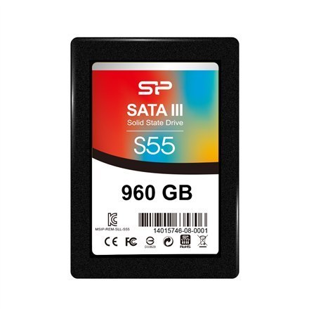 Silicon Power | Slim S55 | 960 GB | Format SSD 2,5" | Interfejs SSD Serial ATA III