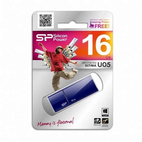 Silicon Power | Ultima U05 | 16 GB | USB 2.0 | Niebieski