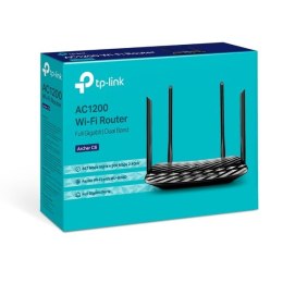 TP-LINK | Router | Archer C6 | 802.11ac | 300+867 Mbit/s | 10/100/1000 Mbit/s | Porty Ethernet LAN (RJ-45) 4 | Obsługa sieci mes