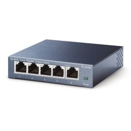 TP-LINK | Switch | TL-SG105 | Niezarządzalny | Desktop | Porty 1 Gb/s (RJ-45) ilość 5 | Typ zasilania Zewnętrzny | 24 miesiące