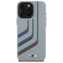 BMW BMHMP16X23SLIG iPhone 16 Pro Max 6.9" szary/grey hardcase Silicone Turning Lines MagSafe