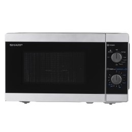 Kuchenka mikrofalowa SHARP YC-MG01E-S (800W; 20l; kolor srebrny)