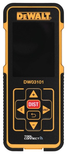 DeWALT DW03101 Dalmierz laserowy Czarny, Żółty 100 m