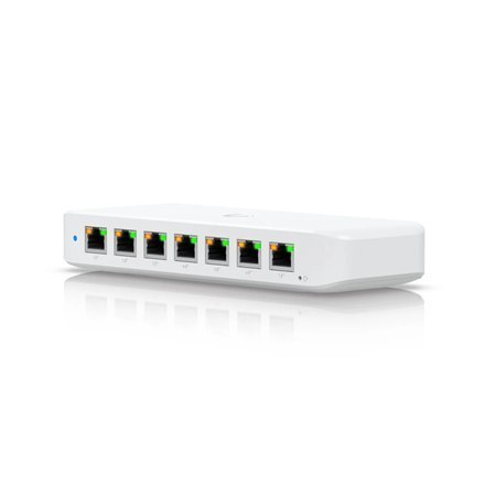 Ubiquiti Rackmountable | Porty 1 Gbps (RJ-45) w ilości 8 | Porty PoE/Poe+ w ilości 7 | Switch | USW-Ultra | Zarządzany L2