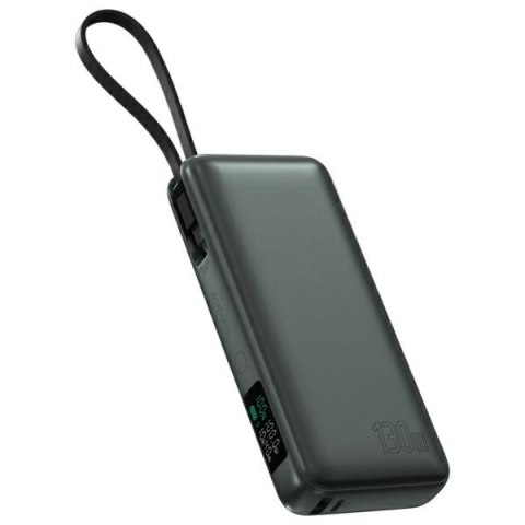 4smarts Powerbank Enterprise 20000mAh 130W z wbudowanym kablem USB-C szary/space grey 541134