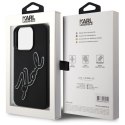 Karl Lagerfeld KLHCP15X3DRKSDLK iPhone 15 Pro Max 6.7" czarny/black hardcase 3D Rubber Signature