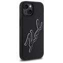 Karl Lagerfeld KLHCP15S3DRKSDLK iPhone 15 6.1" czarny/black hardcase 3D Rubber Signature