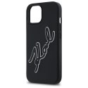 Karl Lagerfeld KLHCP15S3DRKSDLK iPhone 15 6.1" czarny/black hardcase 3D Rubber Signature