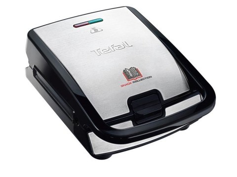 TEFAL | SW854D | Sandwich Maker | 700 W | Number of plates 4 | Number of pastry 2 | Diameter cm | Black/Stainless steel