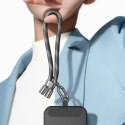 USAMS Uniwersalna smycz do telefonu 34cm szary/grey ZB282GS01 (US-ZB317)