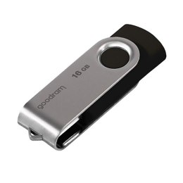 Goodram USB flash disk, USB 3.0 (3.2 Gen 1), 16GB, UTS3, czarny, UTS3-0160K0R11, USB A, z obrotową osłoną