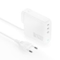 4smarts Ładowarka sieciowa GaN Flex Pro 140W 3xUSB-C biały 544140