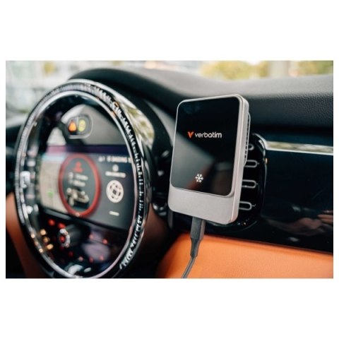 Verbatim Ładowarka samochodowa n Drive 15W RGB CND-03 czarny srebrny/black silver 31862