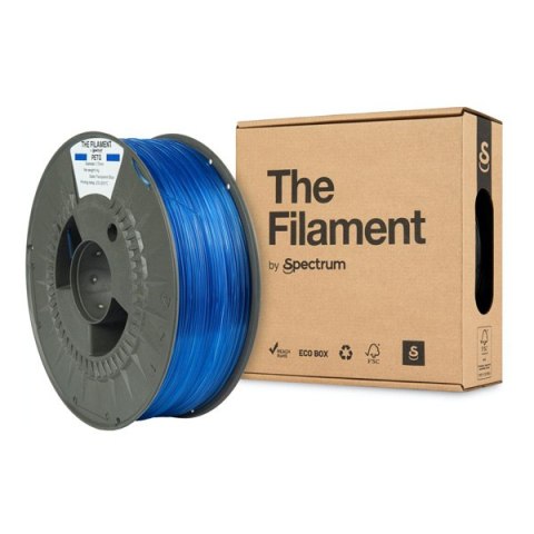 The Filament 3D filament, PETG, 1,75mm, 1000g, TF-24027, transparent blue