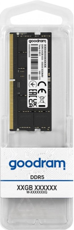 Pamięć GOODRAM (SODIMM/DDR5/16 GB/5600MHz/46CL/SINGLE)