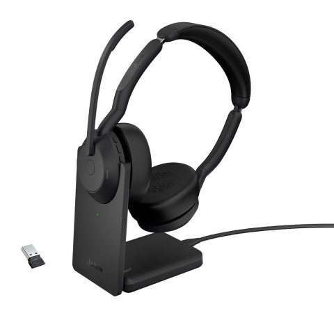 Zestaw Słuchawkowy Bezprzewodowy Jabra Evolve2 55, Link380a UC Stereo Stand