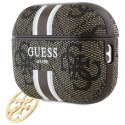 Guess GUAP2P4RPSW AirPods Pro 2 (2022/2023) cover brązowy/brown 4G Printed Stripes Charm