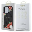 Guess GUHMP16LP4ROPEMCK iPhone 16 Pro 6.3" czarny/black hardcase 4G Flowers Print MagSafe