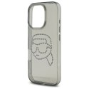 Karl Lagerfeld KLHCP16XHKHDCELK iPhone 16 Pro Max 6.9" czarny/black hardcase IML Rhinestones Karl Head