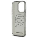 Karl Lagerfeld KLHCP16XHKHDCELK iPhone 16 Pro Max 6.9" czarny/black hardcase IML Rhinestones Karl Head