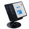 USAMS Stojak biurkowy na telefon/tablet 4.7-12 cali czarny/black ZJ80ZJ01 (US-ZJ080)