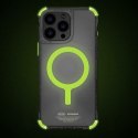 Skinarma etui Saido iPhone 16 Pro Max 6.9" Magnetic Charging zielony/green (niteglow)