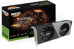 Karta graficzna INNO3D GeForce RTX 4070 SUPER Twin X2 OC 12GB GDDR6X (N407S2-126XX-186162N)