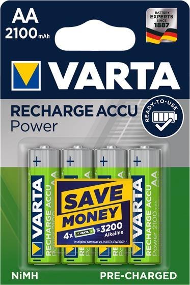 Zestaw akumulatorków AA VARTA Ready2Use HR6 (AA) (2100mAh ; Ni-MH)