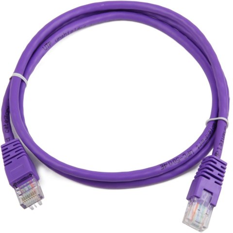 GEMBIRD Patchcord Cat.5E 2m. Fioletowy 2 Patchcord