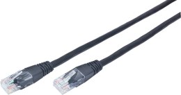 GEMBIRD Patchcord Cat.5e 3m RJ45 Osłonka zalewana Czarny 3 Patchcord