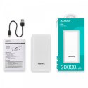 Powerbank C20 20000mAh USB-C biały