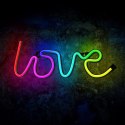 Neon LED RGB LOVE FLRN01 + RC Forever Light