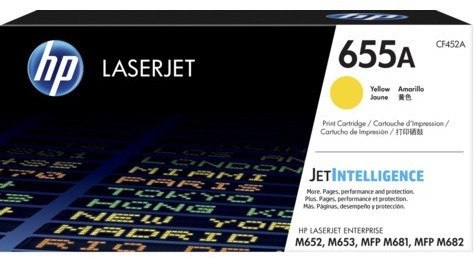 Toner HP 655A (Żółty) CF452A