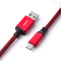 Cablemod CM-PKCA-CRAR-KR150KR-R kabel USB 1,5 m USB A USB C Czerwony