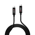 Lindy 43308 kabel USB USB 3.2 Gen 2 (3.1 Gen 2) 5 m USB C Czarny