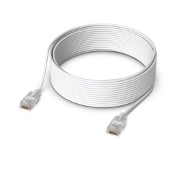 Ubiquiti UACC-Cable-Patch-EL-15M-W kabel sieciowy Półprzezroczysty, Biały Cat6