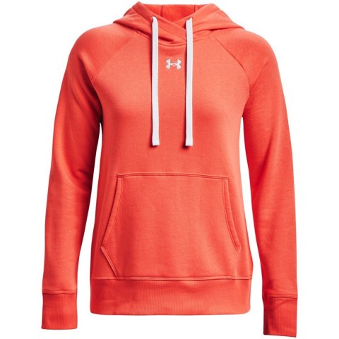 Bluza damska Under Armour Rival Fleece HB Hoodie pomarańczowa 1356317 877