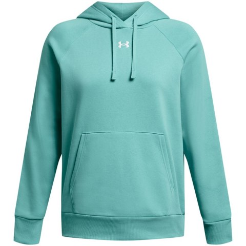 Bluza damska Under Armour Rival Flecce Hoodie miętowa 1379500 482 140628_M