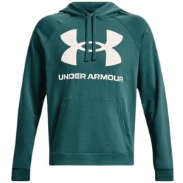 Bluza męska Under Armour Rival Fleece Big Logo HD zielona 1357093 722