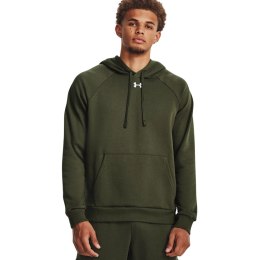 Bluza męska Under Armour Rival Fleece Hoodie oliwkowa 1379757 390 2XL