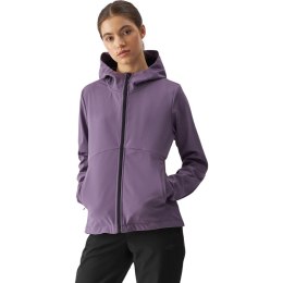 Kurtka damska softshell 4F F285 ciemny fiolet 4FWAW24TSOFF285 50S M