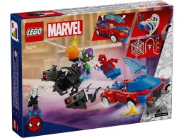 LEGO MARVEL 76279 WYŚCIGÓWKA SPIDER-MANA I ZWENOMOWANY ZIELONY GOBLIN