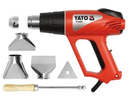 Yato YT-82291 opalarka Pistolet na gorące powietrze 500 l/min 550 °C 2000 W Czarny, Czerwony