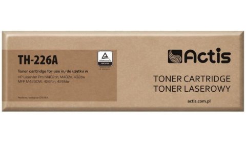 Actis TH-226A Toner (zamiennik HP 226A CF226A; Standard; 3100 stron; czarny)