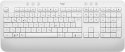 Logitech Signature K650 klawiatura Biuro Bluetooth QWERTZ Niemiecki Biały